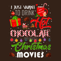 I Just Want To Drink Hot Chocolate Watch Christmas Movies Premium Heavy Core Tee | Teevron
