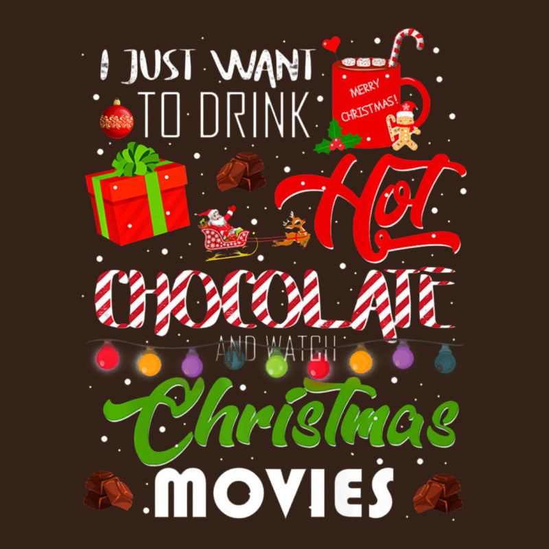 I Just Want To Drink Hot Chocolate Watch Christmas Movies Premium Heavy Core Tee by baoMotion | Teevron