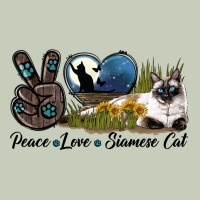 Peace Love Siamese Cat Long Sleeve Tee | Teevron