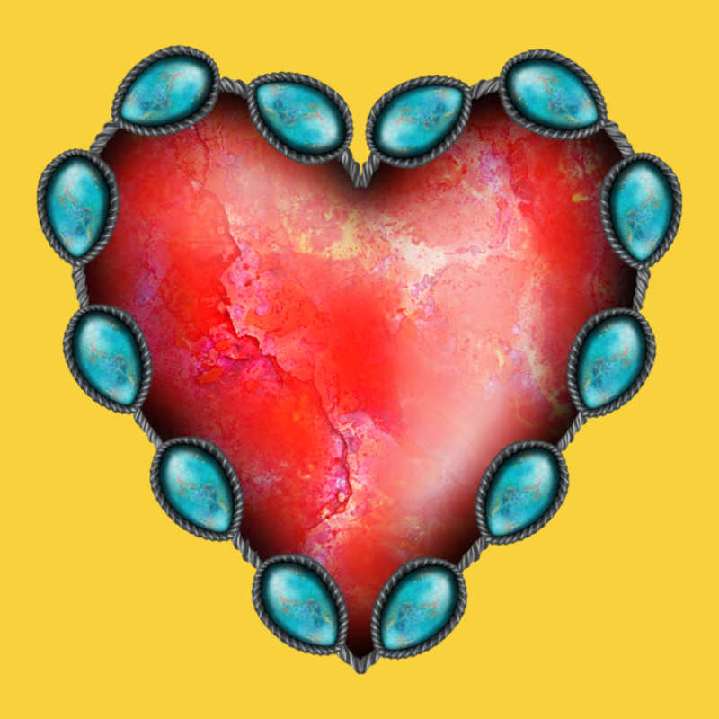 Gemstone Red Heart Premium Sweatshirt by Jasminsmagicworld | Teevron