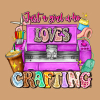 Just A Girl Who Loves Crafting Vintage Tee | Teevron
