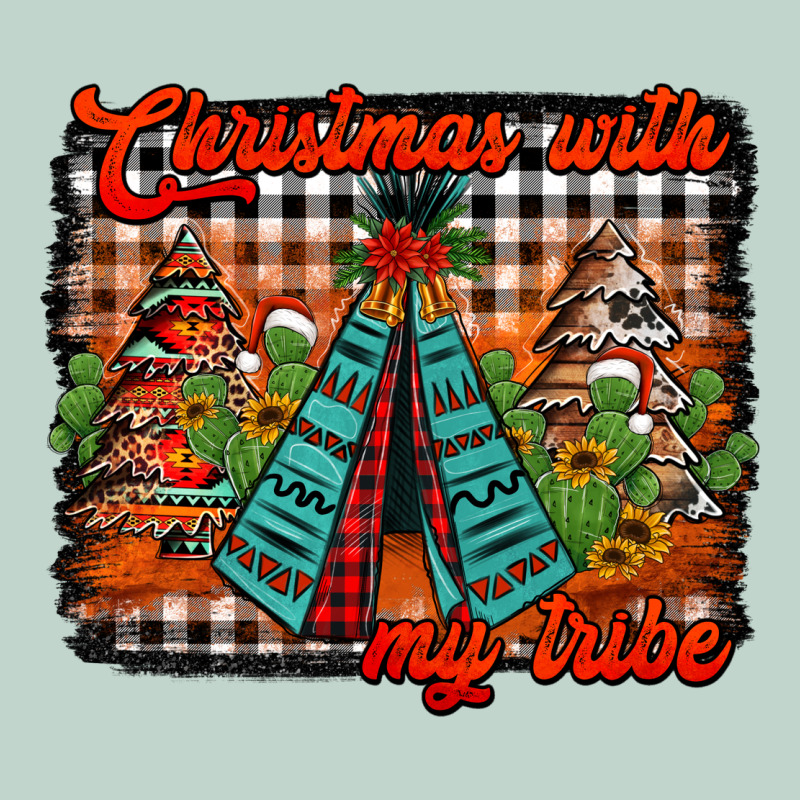 Christmas With My Tribe Zipper Hoodie by Jasminsmagicworld | Teevron