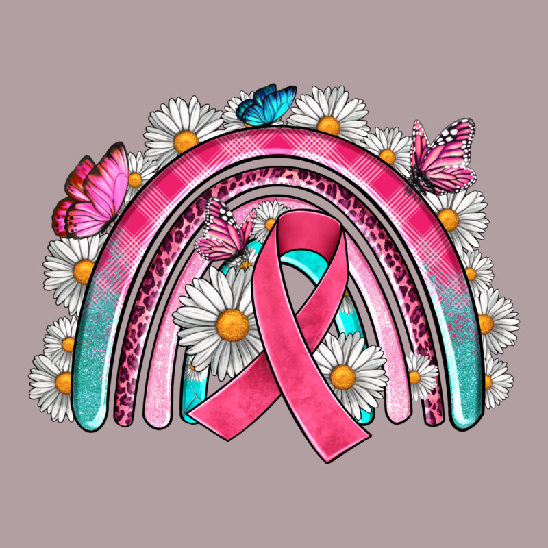 Breast Cancer Rainbow Vintage Hoodie by Artiststas | Teevron