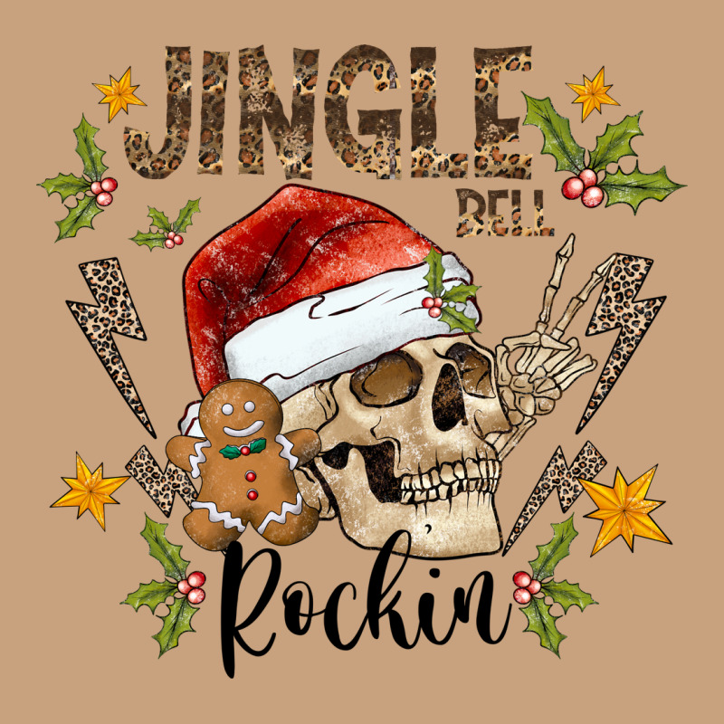 Jingle Bell Rock Black Vintage Tee by CowhideDigitalArt | Teevron