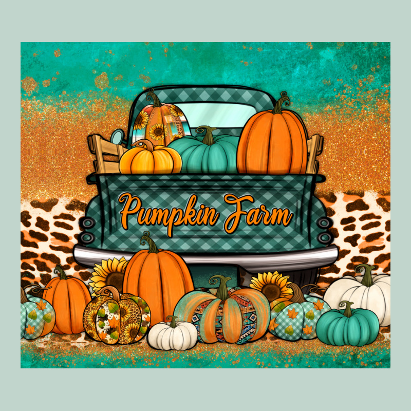 Pumpkin Farm Truck Tumbler Zipper Hoodie by Jasminsmagicworld | Teevron