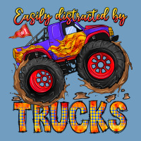 Easily Distracted By Trucks Urban Heavy Tee | Teevron