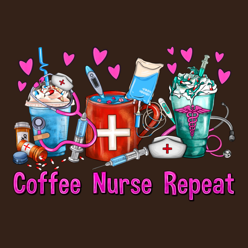 Coffee Nurse Repeat Nurse Coffee Cups Heavy Core Tee by FaDigitalArtStudio | Teevron