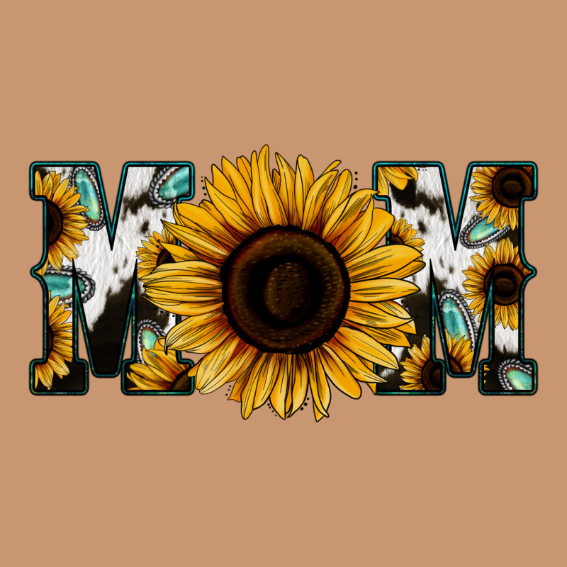 Sunflower Cowhide Mom Heavyweight Hoodie by Jasminsmagicworld | Teevron