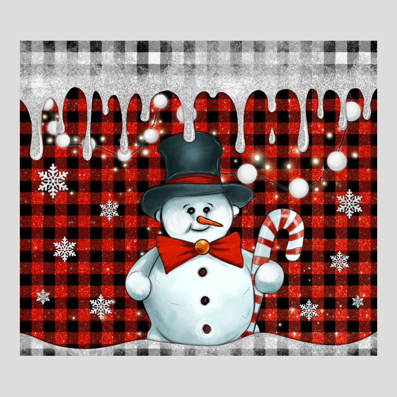 Christmas Snowman Tumbler Zipper Hoodie by Jasminsmagicworld | Teevron