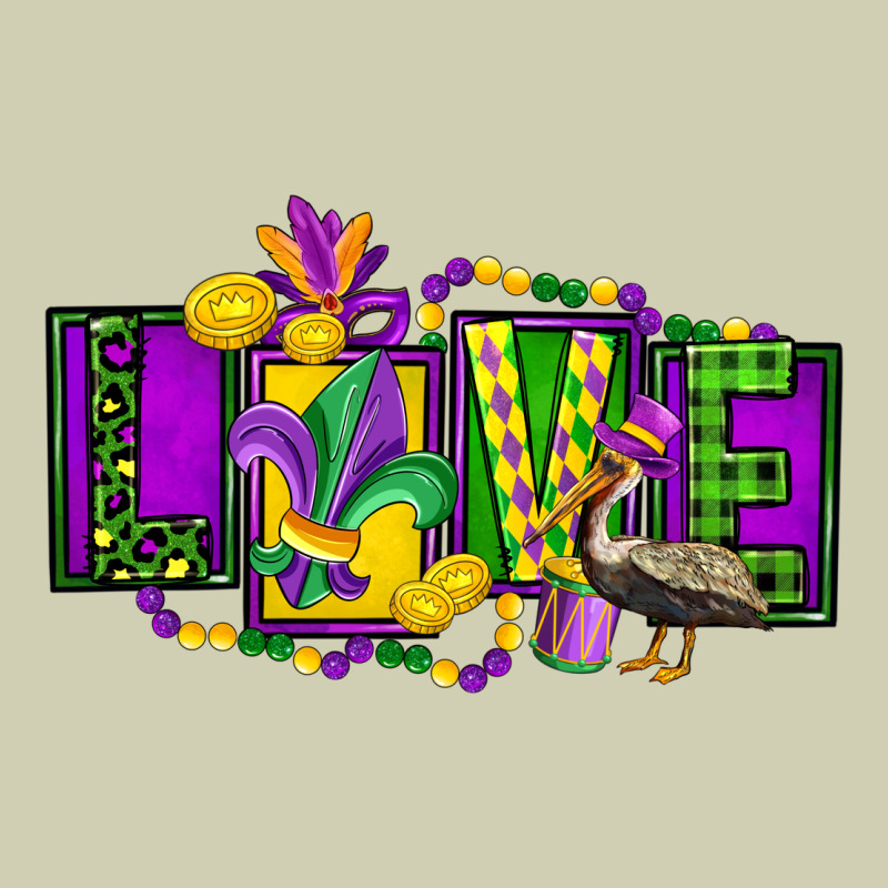 Mardi Gras Love Heavy Core Tee by FaDigitalArtStudio | Teevron