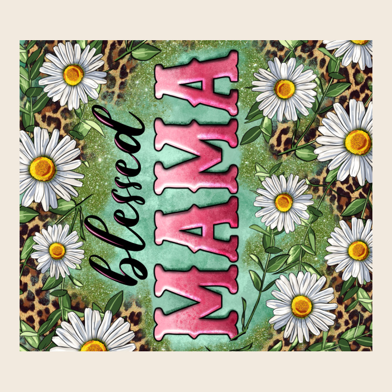 Blessed Mama With Daisy And Leopard Zipper Hoodie by RanaPortraitStore | Teevron