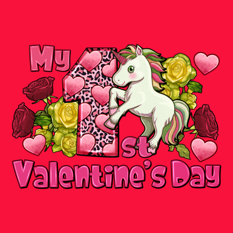 My First Valentine's Day Unicorn Classic Tee by FaDigitalArtStudio | Teevron