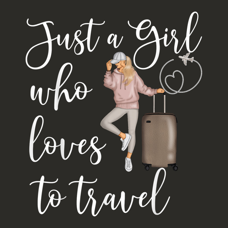 Just A Girl Who Loves To Travel Traveling Women Nomad T Shirt Heavy Core Tee by baoMotion | Teevron