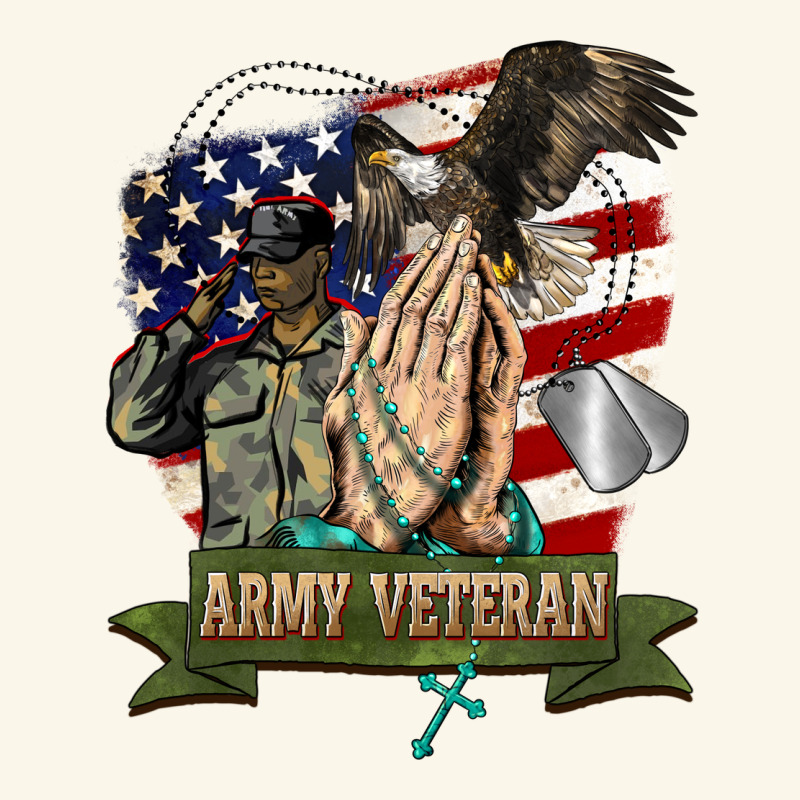 Army Veteran  Pray Premium Hoodie by BarkalooDesign | Teevron