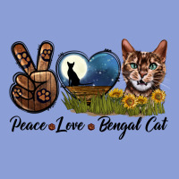 Peace Love Bengal Cat Head Long Sleeve Tee | Teevron