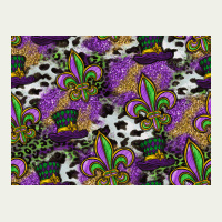 Mardi Gras Celebration Pattern Urban Heavy Tee | Teevron