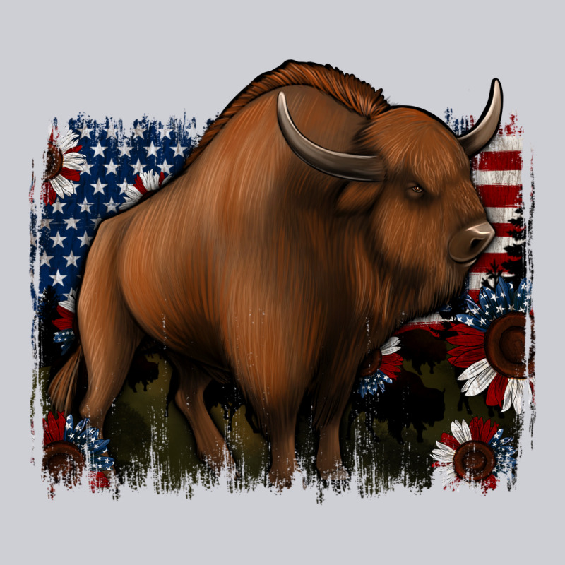 American Bison Heavyweight Sweatshirt by Jasminsmagicworld | Teevron