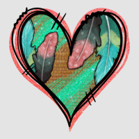 Feather Heart Premium Sweatshirt | Teevron