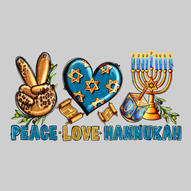 Peace Love Hannukah Premium Tee by BundleAndBundleShop | Teevron
