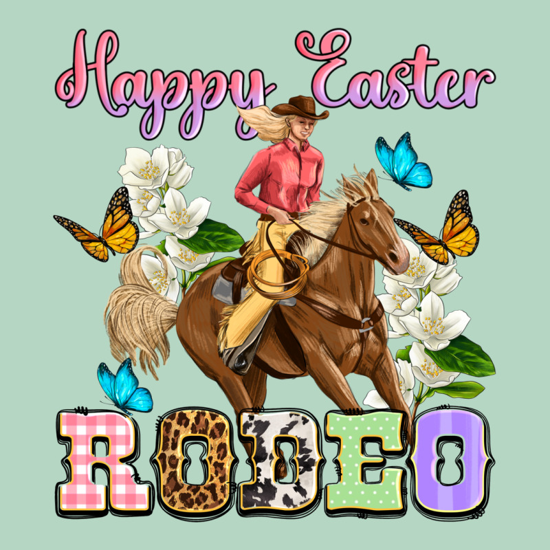 Happy Easter Rodeo Cowgirl Classic Tee by OliviaCreatesArt | Teevron