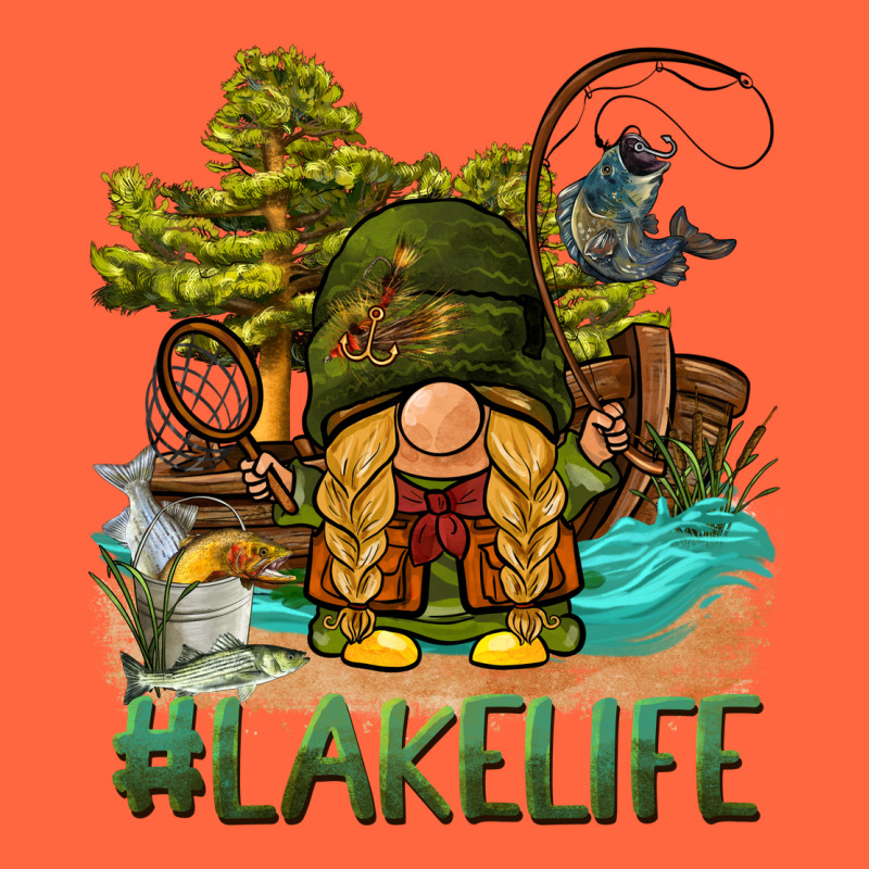 Lake Life Gnome Premium Hoodie by BarkalooDesign | Teevron