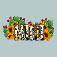 Cactus Cowhide Sunflower Mama And Mini Set Heavy Core Tee | Teevron