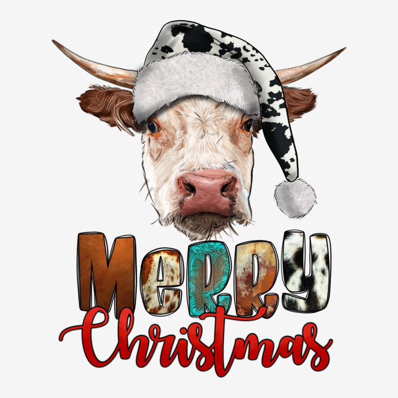 Merry Christmas Hereford Cow Urban Hoodie by RanaPortraitStore | Teevron