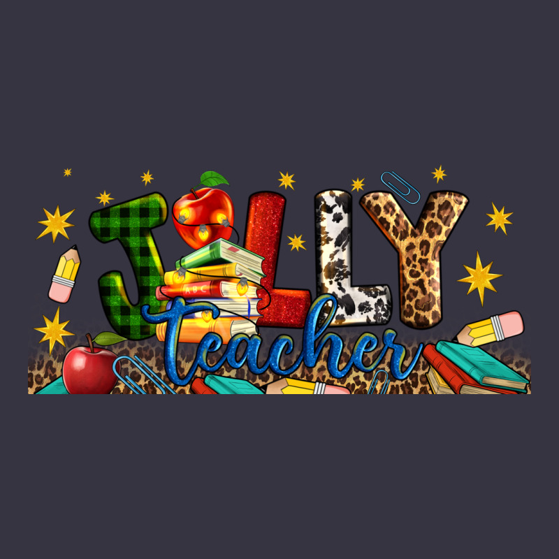 Christmas Jolly Teacher Vintage Hoodie by Artiststas | Teevron