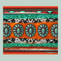 Turquoise Gemstone Western Zipper Hoodie | Teevron