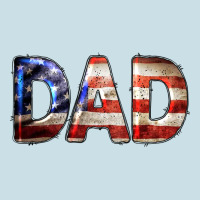 American Flag Dad 4th Of July Ladies Tee | Teevron