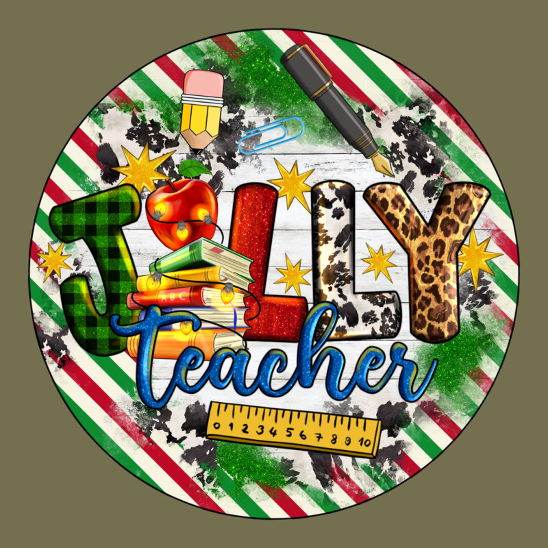 Christmas Jolly Teacher Vintage Hoodie by Artiststas | Teevron