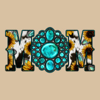 Sunflower Cowhide Turquoise Gemstone Mom Heavyweight Hoodie | Teevron
