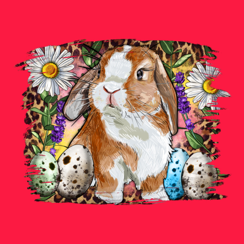 Easter Bunny With Quail Eggs And Daisy Zipper Hoodie by RanaPortraitStore | Teevron