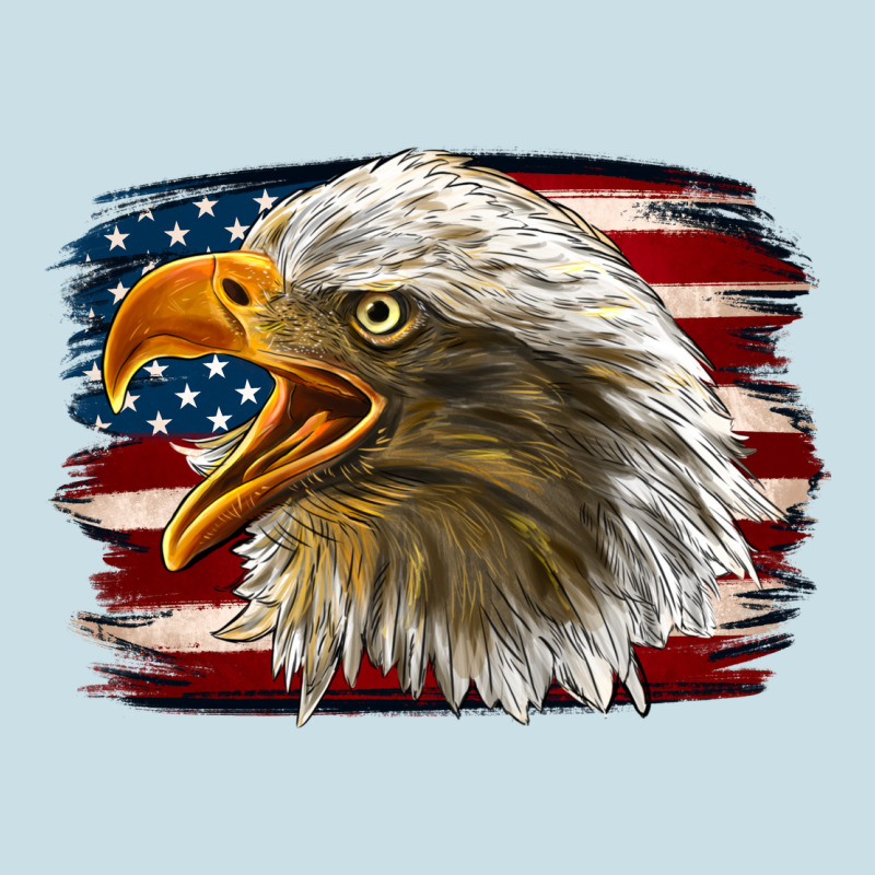 Western American Flag Eagle Ladies Tee by LillyAllenDesigns | Teevron