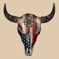 American Bull Skull Gemstone Heavyweight Sweatshirt | Teevron