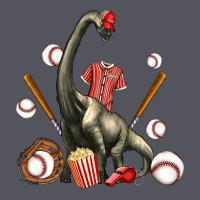 Brachiosaurus With Baseball Vintage Hoodie | Teevron
