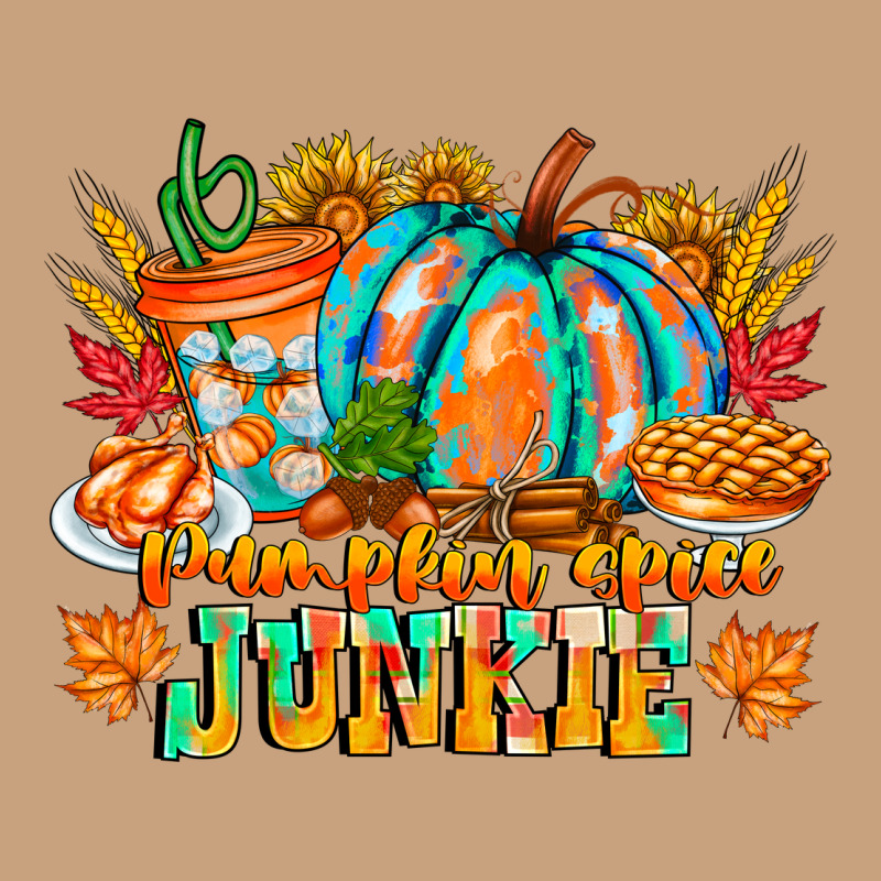 Pumpkin Spice Junkie Vintage Tee by CowhideDigitalArt | Teevron