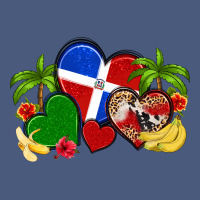 Dominican Republic Hearts Vintage Hoodie | Teevron