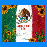 Preview Cactus Sunflower Mexican Flag Zipper Hoodie | Teevron