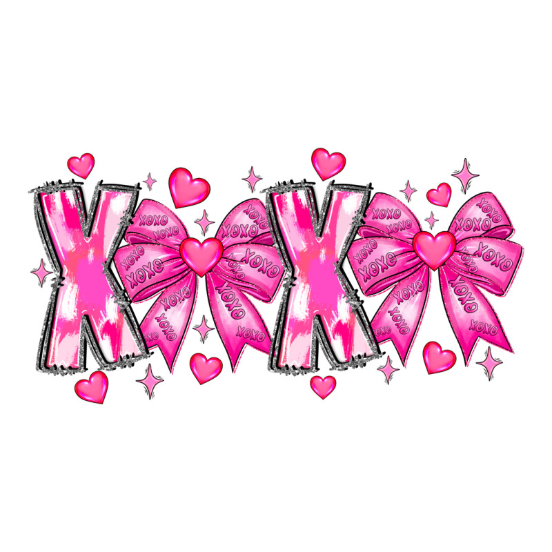 Xoxo Valentines Ladies Tee by CowhideDigitalArt | Teevron
