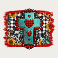 Christmas Cross With Background Zipper Hoodie | Teevron
