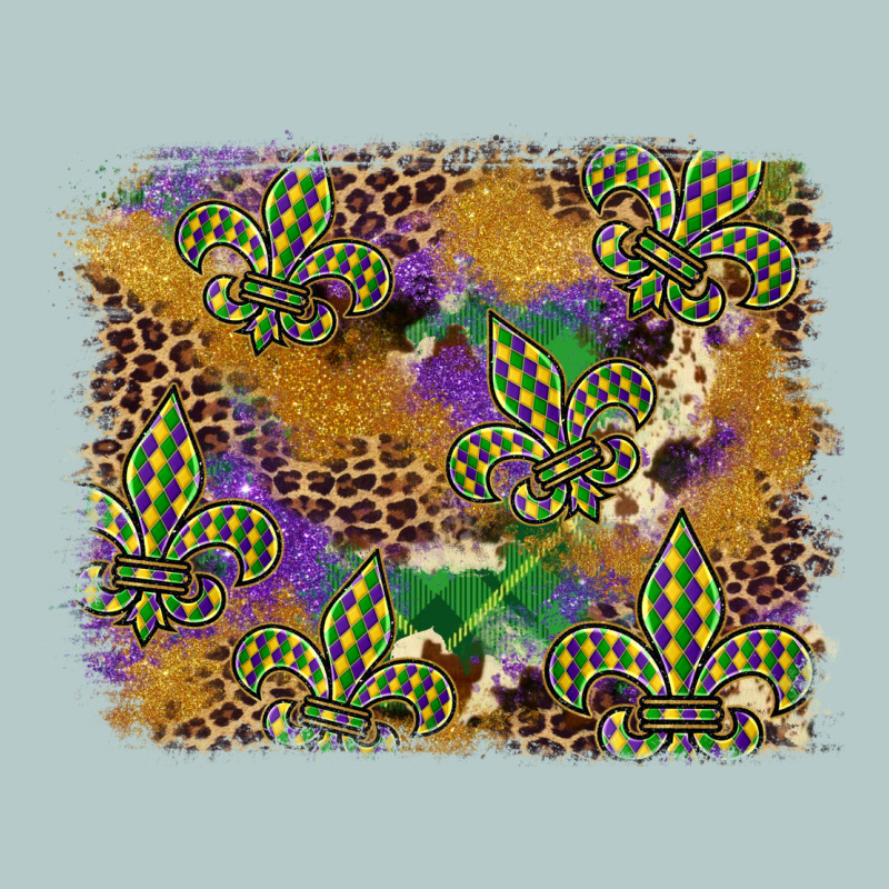 Mardi Gras Plaid Purple Glitter Background Heavy Core Tee by FaDigitalArtStudio | Teevron