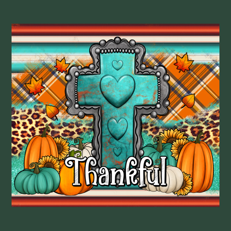 Fall Thankfull Cross Zipper Hoodie by Jasminsmagicworld | Teevron