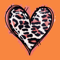 Leopard Glitter Heart Premium Sweatshirt | Teevron