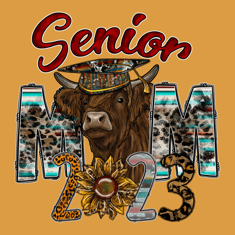 Senior Mom 2023 Urban Heavy Tee by CowhideDigitalArt | Teevron