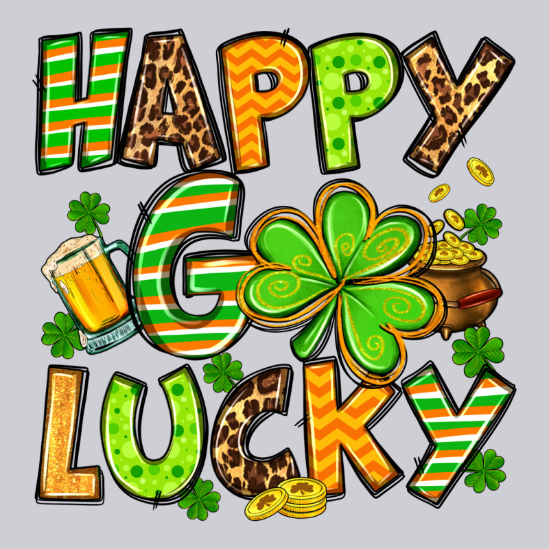 St. Patrick's Happy Go Lucky Classic Tee by OliviaCreatesArt | Teevron