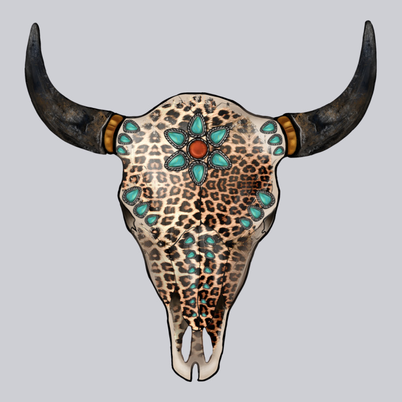 Leopard Bull Skull Heavyweight Sweatshirt by Jasminsmagicworld | Teevron