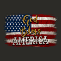 God Bless America Distressed Flag Heavy Core Tee | Teevron