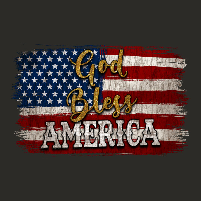 God Bless America Distressed Flag Heavy Core Tee by Jasminsmagicworld | Teevron