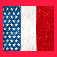 Custom Text American Flag(used Font 'doctrin Zipper Hoodie | Teevron